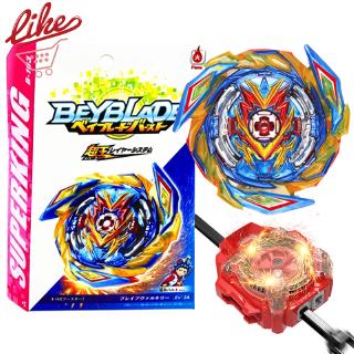 Set đồ chơi con quay B163 Brave Valkyrie có cao su với thanh khởi động