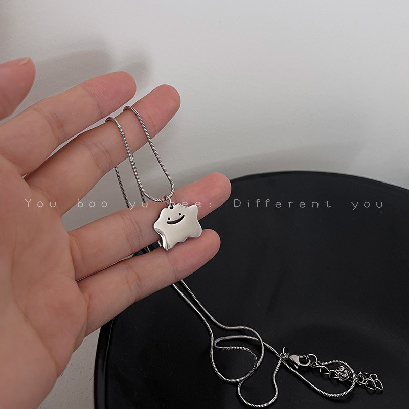 Vòng cổ bằng thép titan không phai màu phong cách hip hop thời trang cá tính cho nữ