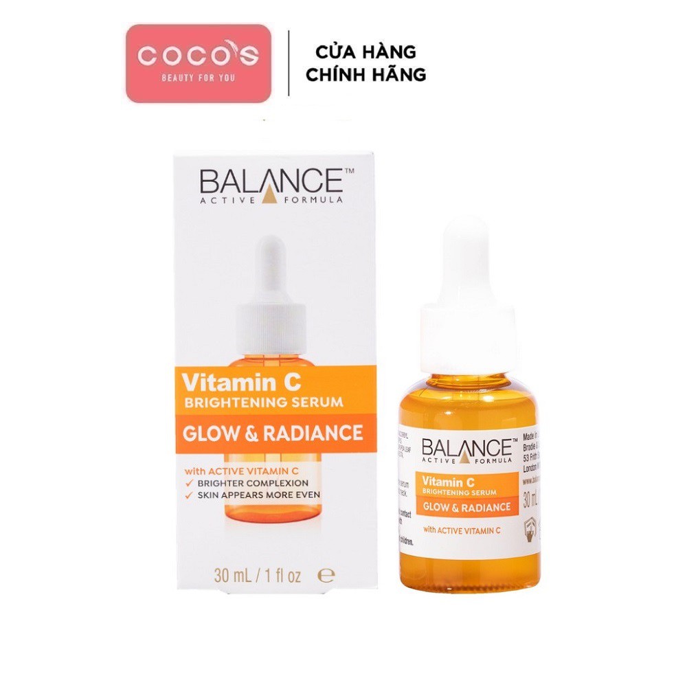 Tinh chất Dưỡng Da Balance Active Formula 30ml (VitaminC/Hyaluronic/Snake Vemon/Collagen/Dragon Blood)