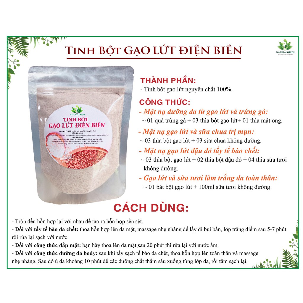 Tinh bột cám gạo lứt giảm cân, ăn kiêng, đắp mặt , trắng da, tẩy da chết, phục hồi da , giúp da chắc khỏe đàn hồi | BigBuy360 - bigbuy360.vn