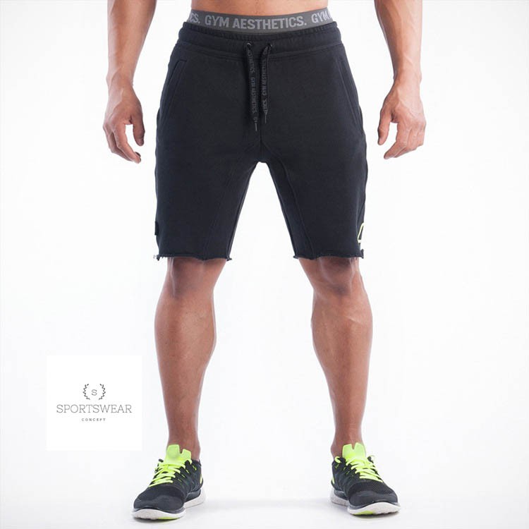 Quần tập gym thể thao short GA Sportswear Concept thoải mái đàn hồi khô thoáng thời trang nam tính không bí hơi