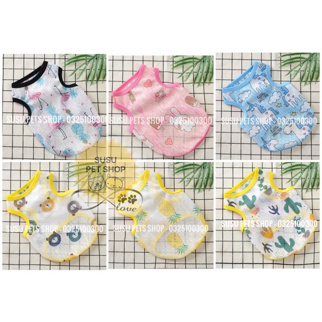 Áo balo lưới mát cho chó mèo