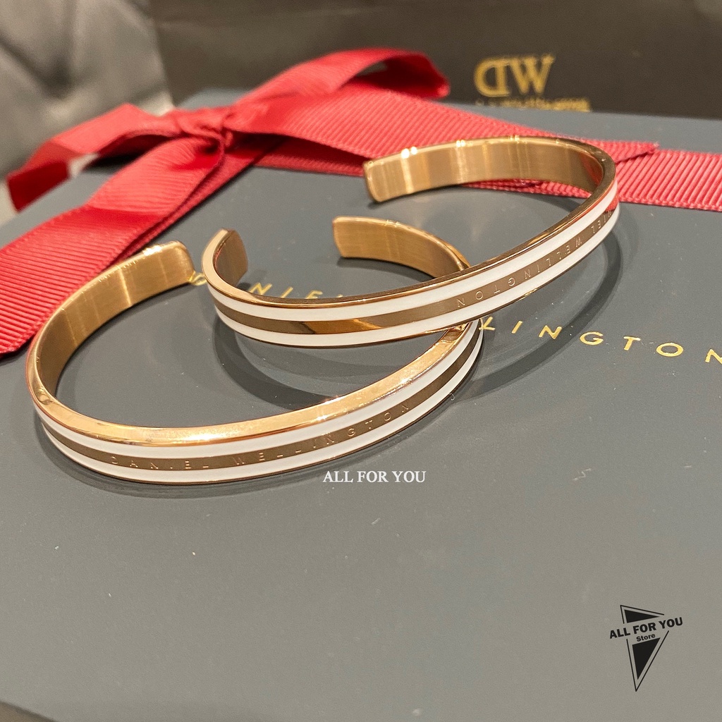 Vòng cuff  D W classic  chuẩn 1:1 không gỉ ver 2 fullbox bảo hành 12 tháng