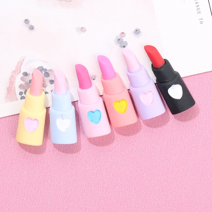 Charm thỏi son cho các bạn trang trí bình nước, dán Jibbitz, vỏ ốp điện thoại, DIY