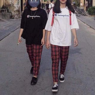 Quần Caro Plaid Pant Đỏ Đen