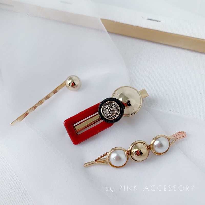 Set 3 kẹp tóc xinh
