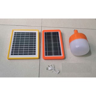 Bộ led trụ cam + PIN năng lượng mặt trời 3.3W