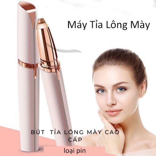 Bút Tỉa Lông Mày Cao Cấp - Máy tỉa lông mày bằng điện, Thao tác đơn giản, dễ dáng mang theo-Màu Hồng