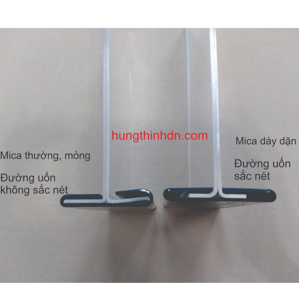 Kệ menu mica thực đơn , bảng mica A5  để bàn 2 mặt - loại tốt