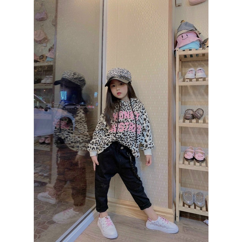 (KHAI TRƯƠNG BÁN GIÁ XƯỞNG + VIDEO ẢNH THẬT) (SIZE 8-28KG)Áo hoodie bé gái bé trai siêu đáng yêu