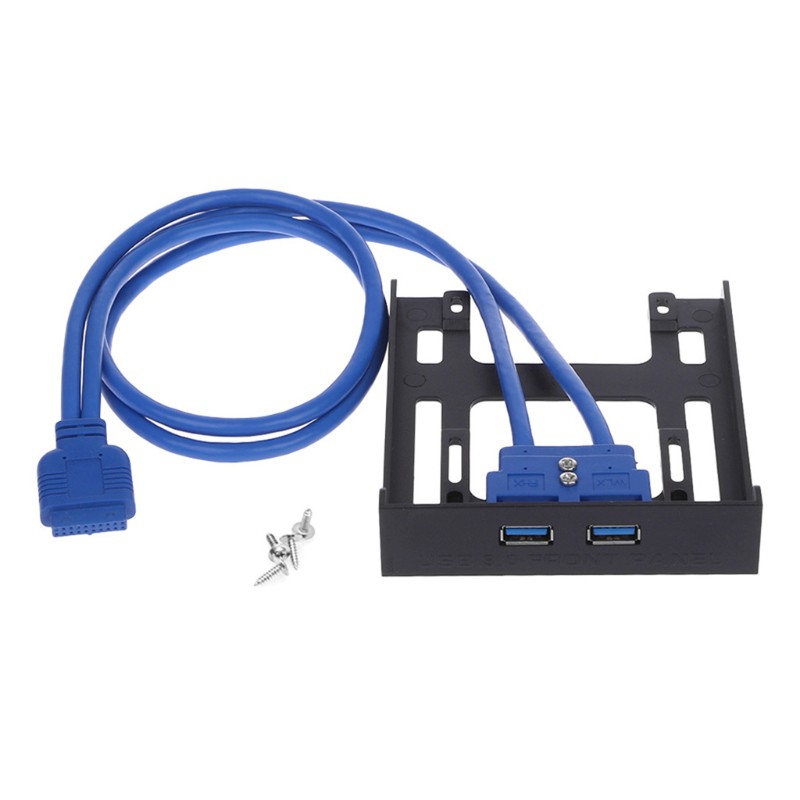 Bộ chuyển mạch 2 cổng USB 3.0 20 pin 3.5 &quot; cho xe hơi