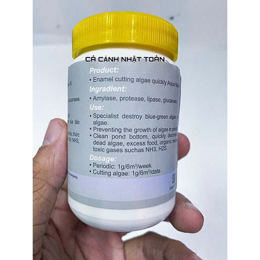 DIỆT RONG XANH, TẢO NÂU, RÊU HẠI CHO BỂ CÁ CẢNH AQUA MAX 3 50G
