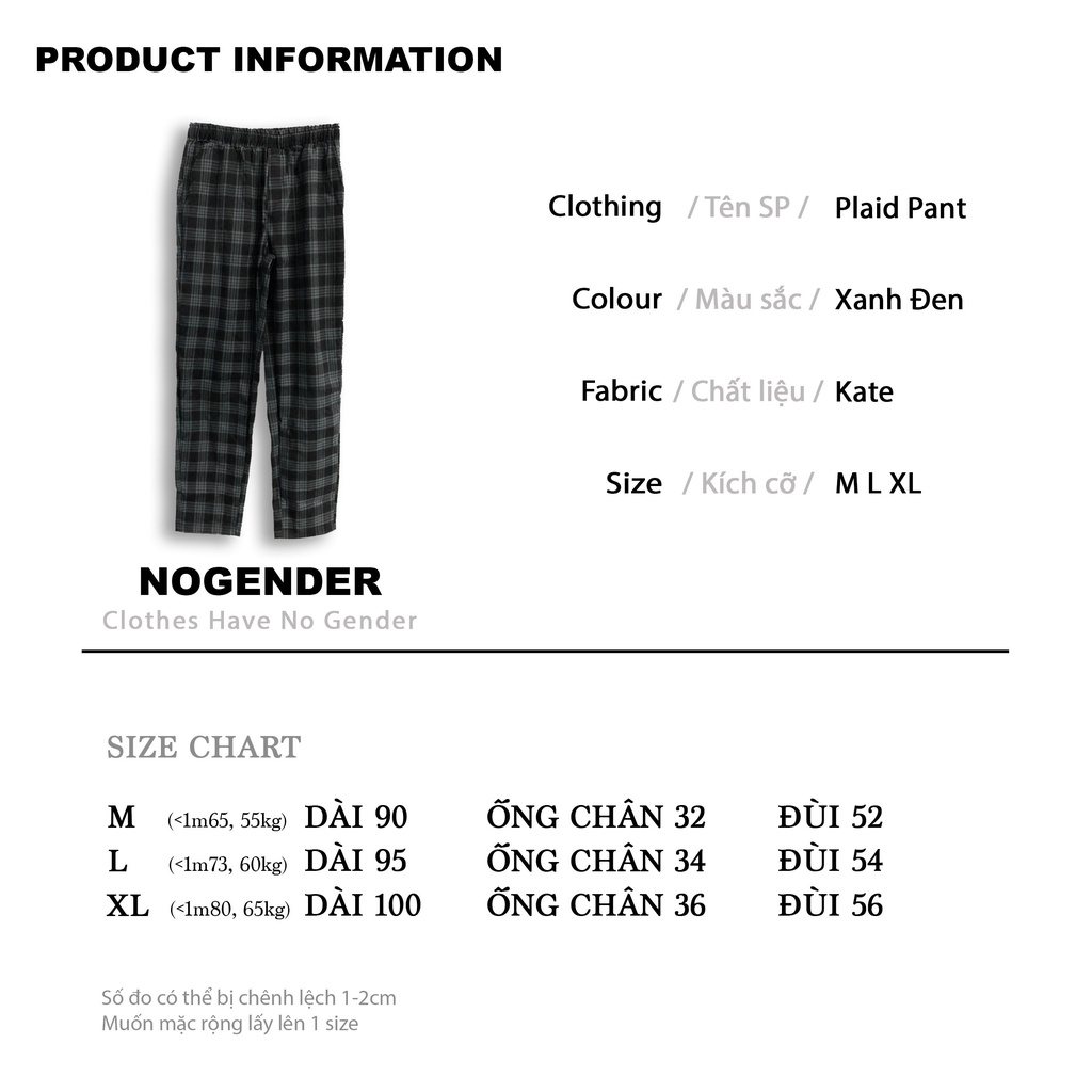 QUẦN BAGGY CARO UNISEX - PLAID PANT
