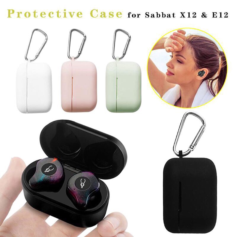 Bao Silicon đựng tai nghe - Case Sabbat x12 Pro-Ultra và Sabbat E12 móc quai treo tiện lợi
