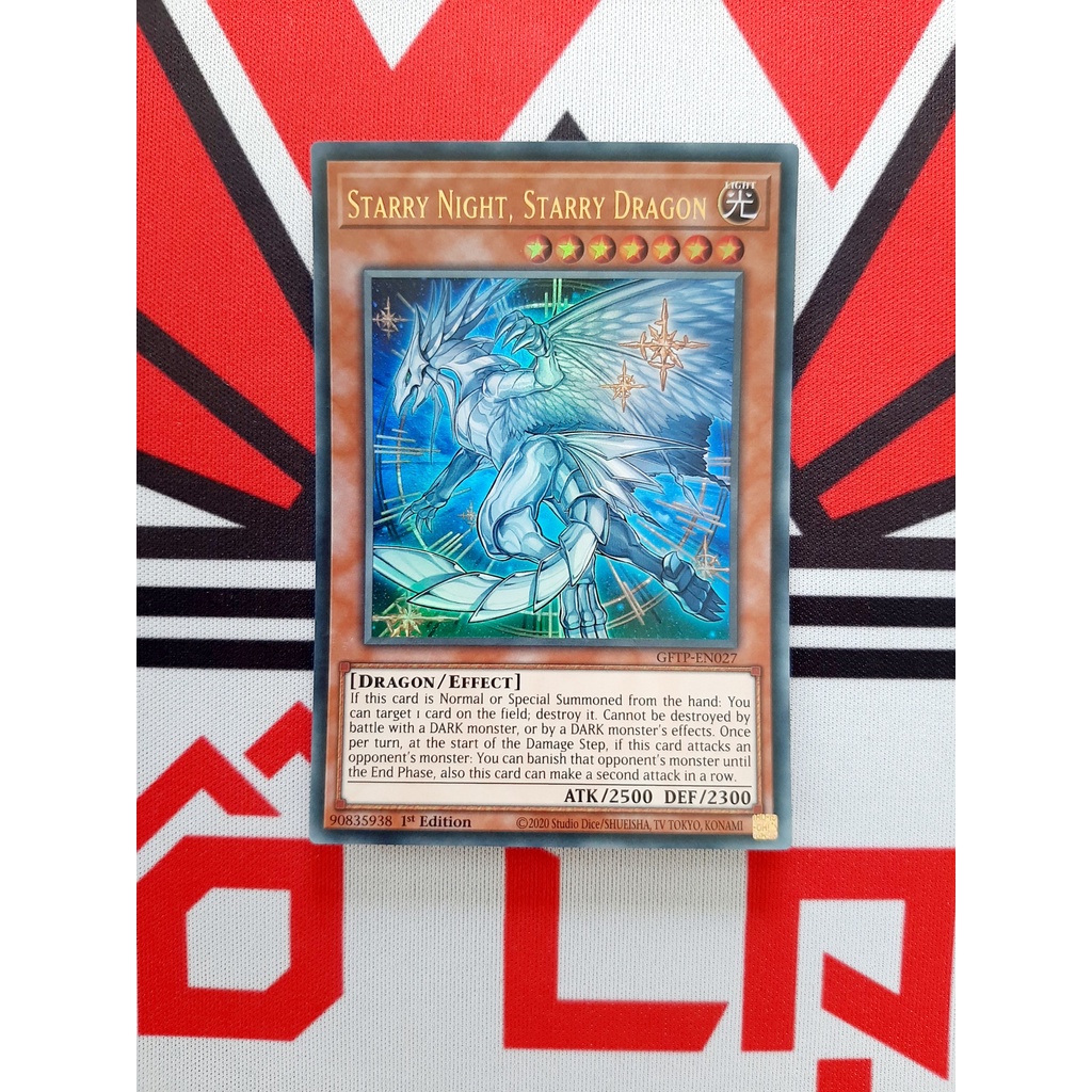 Thẻ Bài Yugioh Monster Starry Night, Starry Dragon - GFTP-EN027 - Ultra