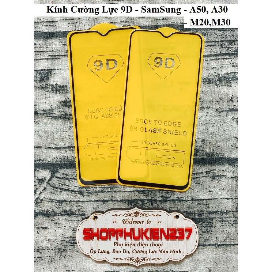 [Freeship toàn quốc từ 50k] Kính Cường Lực 9D Samsung Galaxy M20 , M30 , A50 , A30 Kính Full Màn 9D Cao Cấp