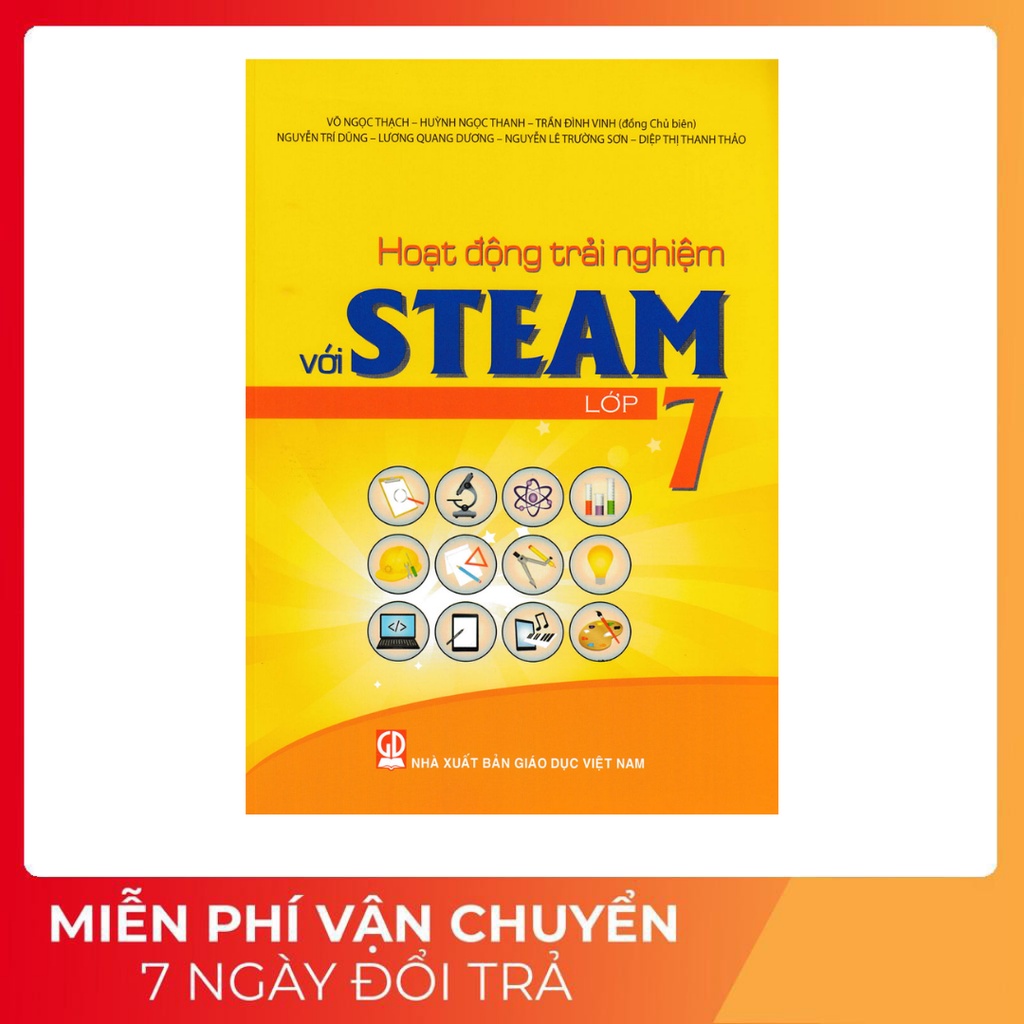 Sách - Hoạt động trải nghiệm với steam lớp 7