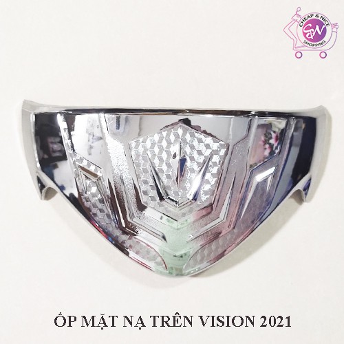ỐP MẶT NẠ TRÊN (mão) XI MẠ CROM VISION 2021