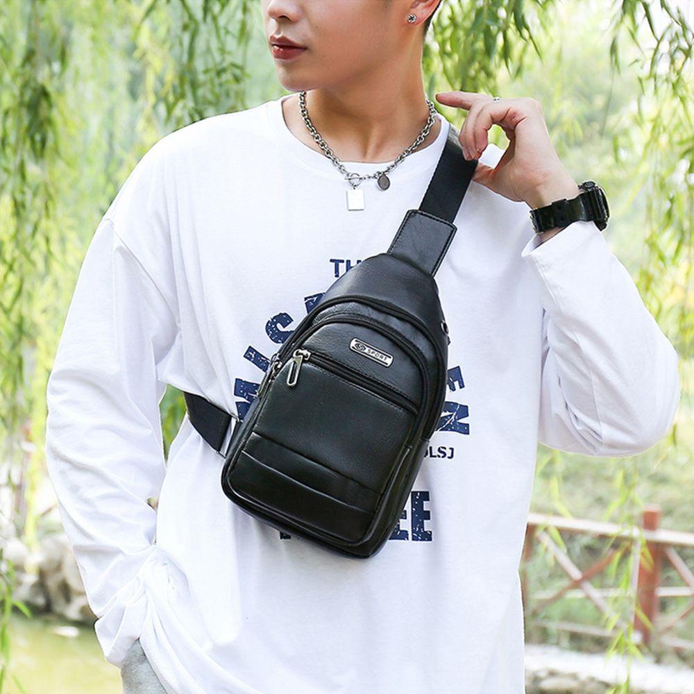 JONYE Túi Da Đeo ChéO NgựC Cho Nam Và Nữ
