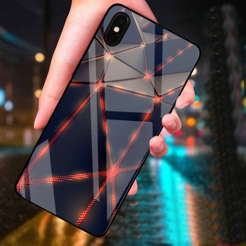 Ốp Lưng IPHONE X, XS, XS MAX,XR mặt kính cường lực cao cấp thiết kế riêng