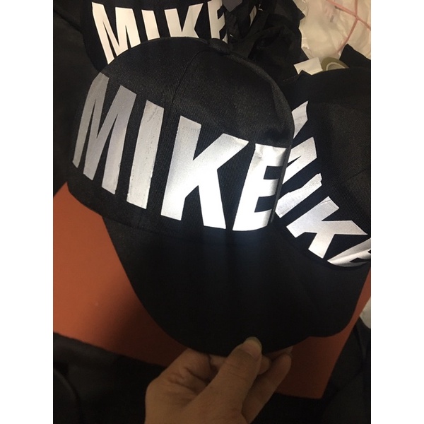 Mũ mikenco lưỡi trai phản quang bạc