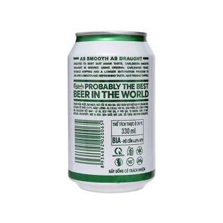 Bia Carlsberg Smooth Draught 330ml