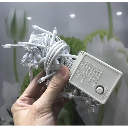 Sale - Dây led noel đầu bóng kim cương chớp nháy nhiều màu, MS H02KC