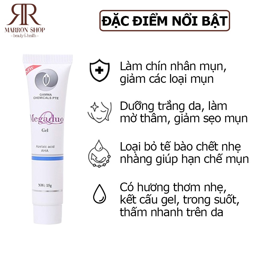 Kem Megaduo Gel sáng da, giảm mụn thâm 15g