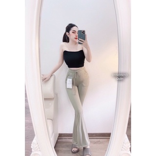 Quần thun ống loe xẻ chân!