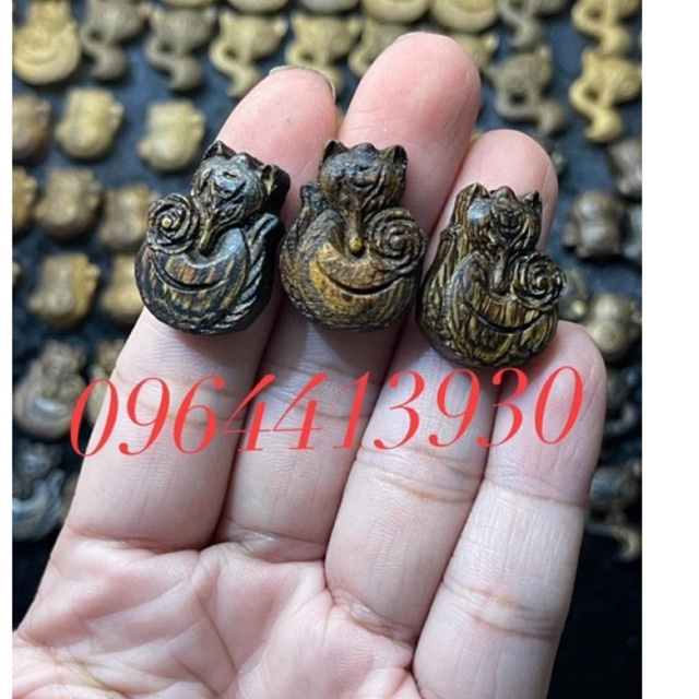 Charm trầm hương sánh chìm làm vòng handmade giá rẻ