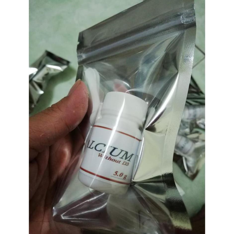 Canxi không d3 dành cho bò sát hủ nhỏ