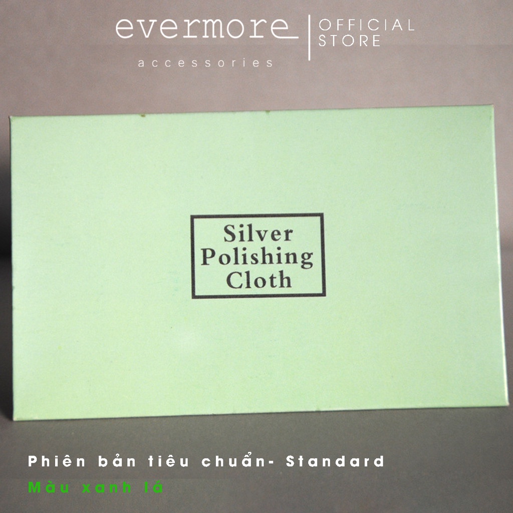 Khăn lau làm sáng bạc 5x10cm chất liệu da lộn EVERMORE