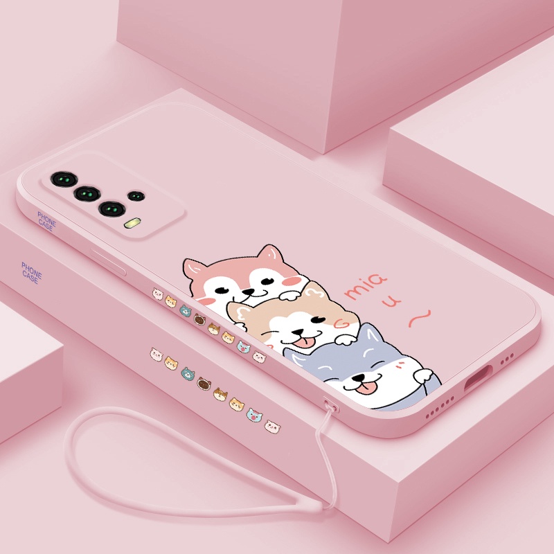 Ốp Điện Thoại Silicon Mềm Họa Tiết Hoạt Hình Dễ Thương Cho Redmi 9T 9C 9A