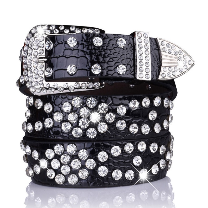 Thắt Lưng Đính Đá Lấp Lánh Sang Trọng Cho Nam Và Nữ