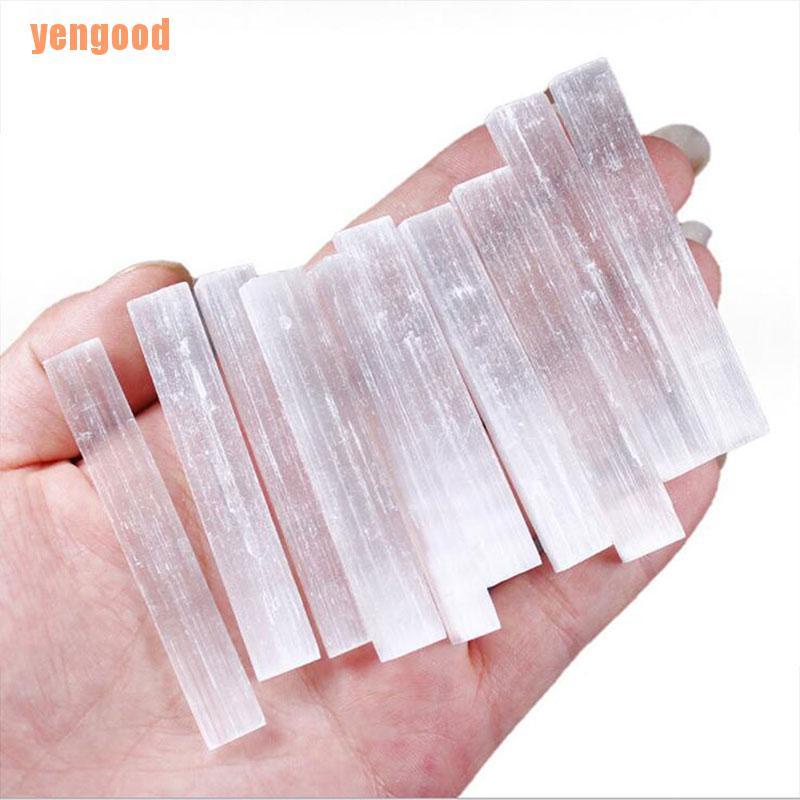 Bộ 10 Viên Đá Selenite Pha Lê Khoáng Thô