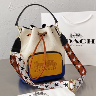 Thời trang mới Túi tote da thật nhập khẩu Túi xách Coach sang trọng nữ