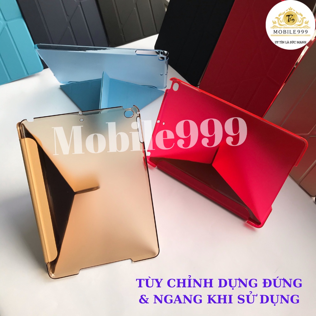 Bao da ipad Gập tam giác cực chất ốp ipad Pro 9.7/10.5/Air 1/2/3/Gen 5/6/7/8/9...MOBILE999