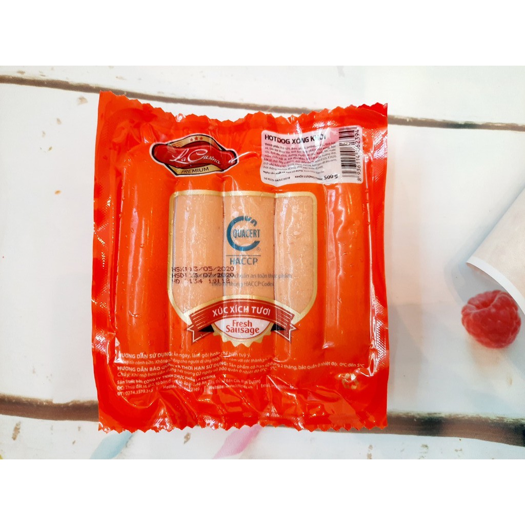 GÓI 10 CÂY XÚC XÍCH LACUSINA - 500G