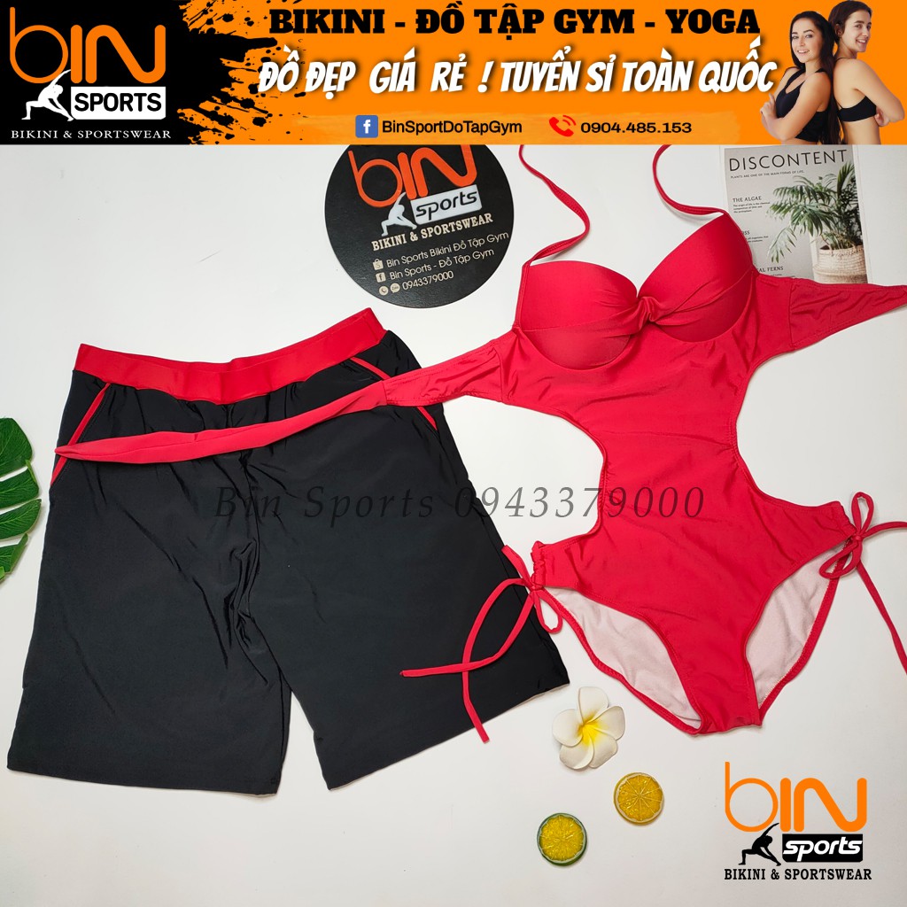 Đồ Bơi Cặp Nam Nữ Mặc Đi Biển Bin Sports CB056