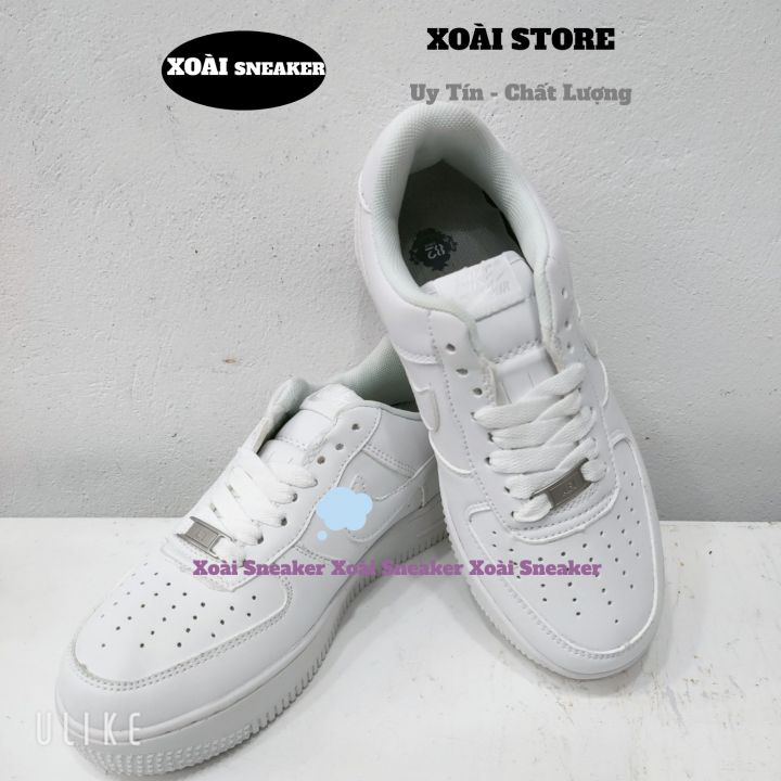 Giày AF1 full trắng, giày air force 1 trắng, full phụ kiện hàng cao cấp, size 36-43/ XOÀI SNEAKER86 | BigBuy360 - bigbuy360.vn