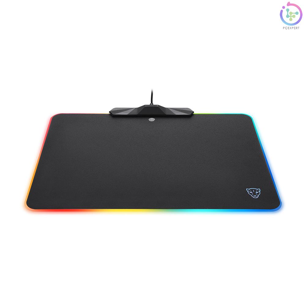 Motospeed P98 RGB Mouse Pad 350 * 250 * 3.5mm Capacitive Touch Switch USB Wired LED RGB Colorful Lighting Gaming Mousepad Mouse Pad Mice Mat for Laptop Computer