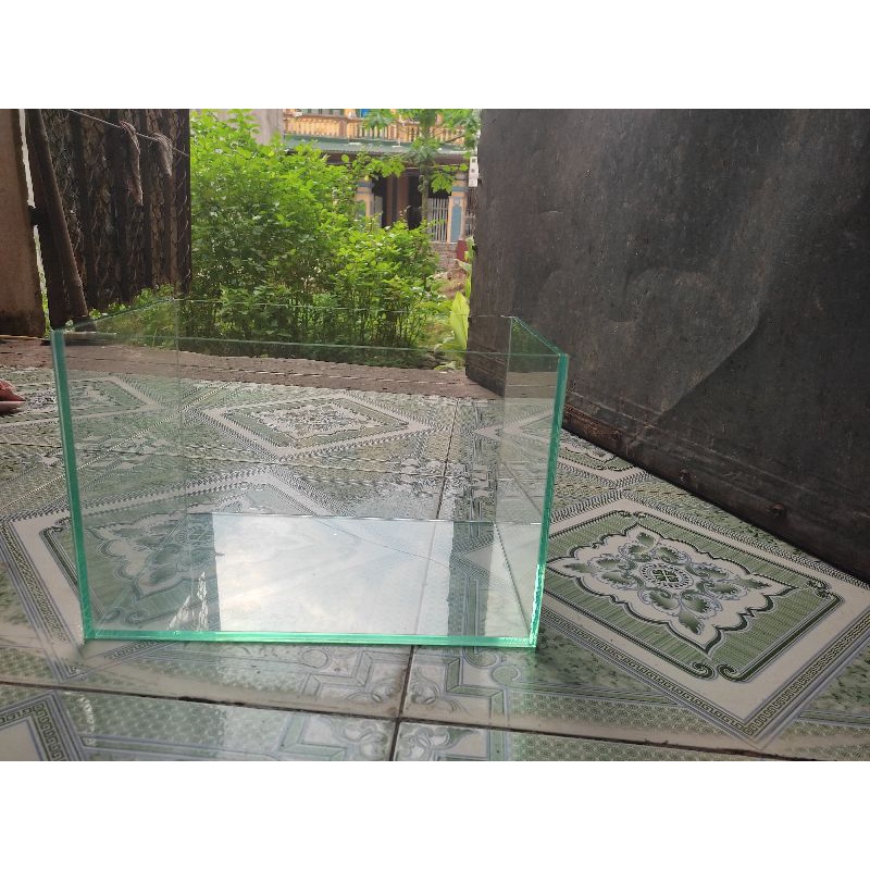 Bể cá để bàn 30x20x20 kính việt nhật. mua combo bể lọc đèn sỏi tặng thức ăn cho cá và cây nhựa