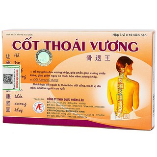 CỐT THOÁI VƯƠNG - Giúp cột sống khỏe mạnh hơn.