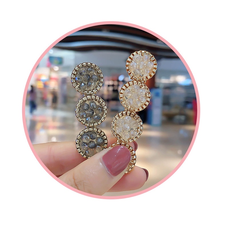 Kẹp Tóc Mỏ Vịt Đính Đá Nhiều Màu Thời Trang Cho Nữ