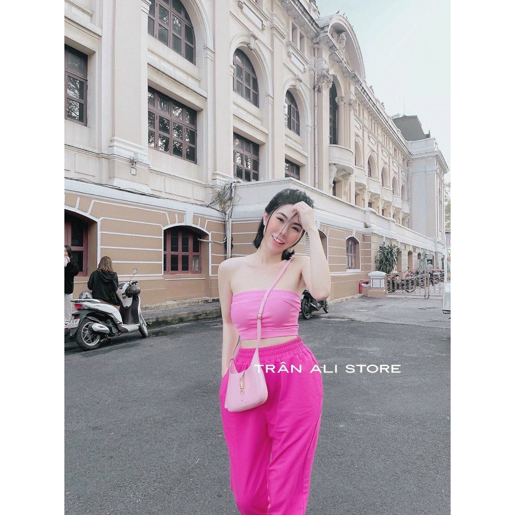 sét thun borip xịn áo ống phối quần dài ống côn thời trang cá tính m5345 | BigBuy360 - bigbuy360.vn