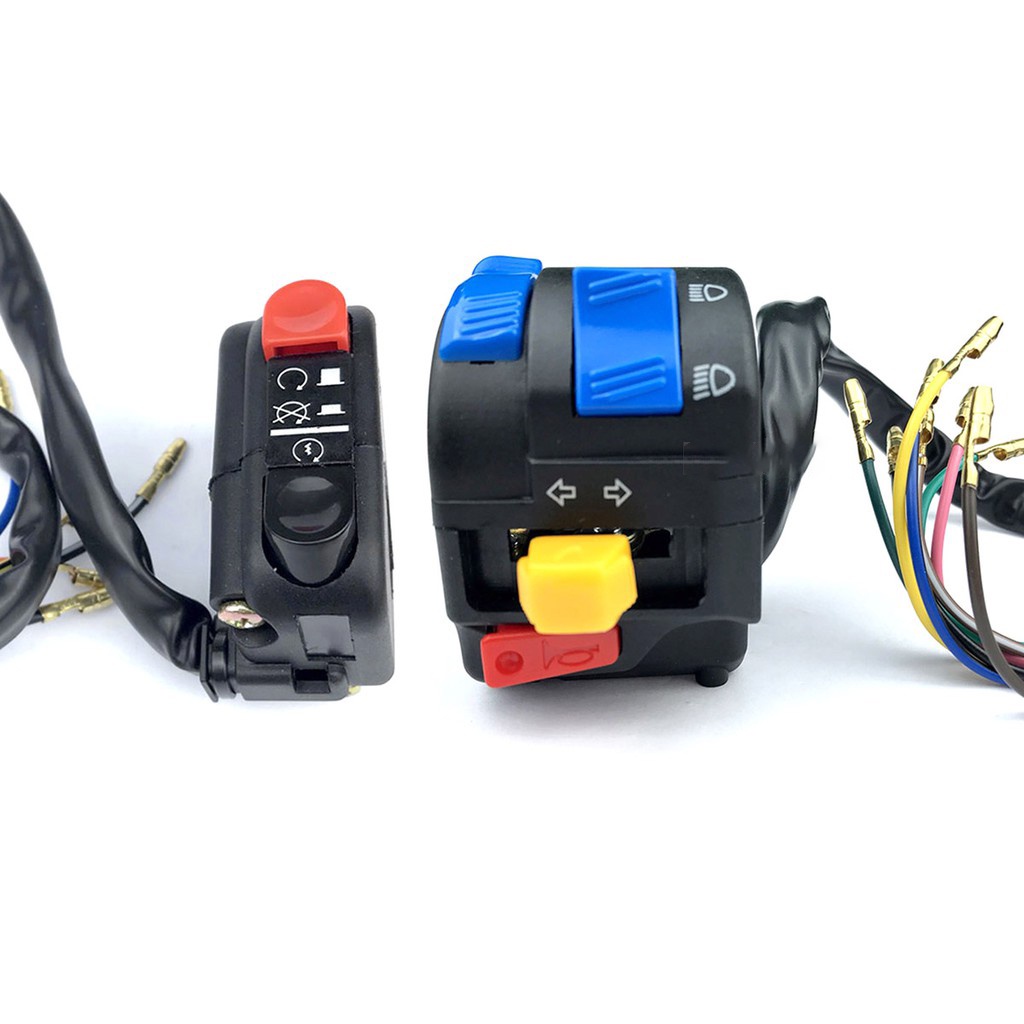 Combo cùm công tắc Domino trái phải full chức năng cho mọi loại xe
