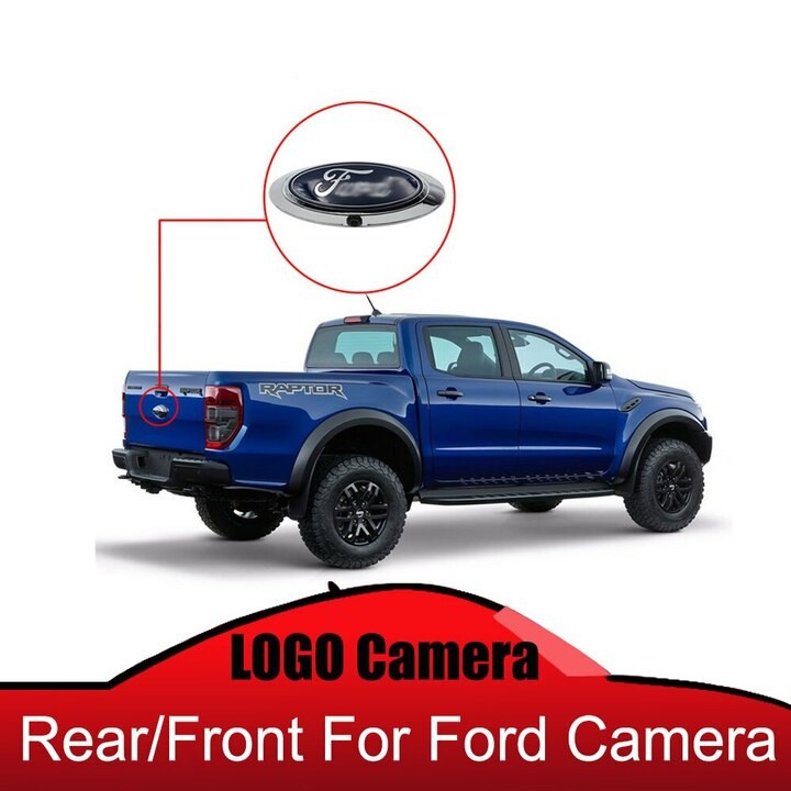 Biểu tượng logo Ford kiêm camera sau xe ô tô Ford Ranger XLS, đã có màn hình nhưng chưa có camera lùi | BigBuy360 - bigbuy360.vn