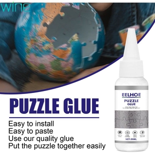 Lọ hồ nước trong suốt giúp dán chặt tranh ghép hình