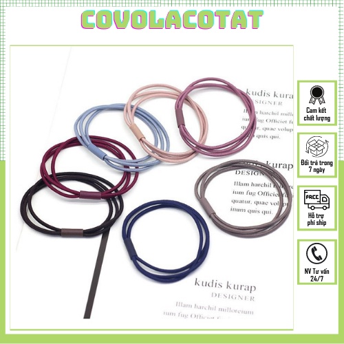 ⚠️ FREESHIP⚠️ Dây buộc tóc 5 màu cực xinh cute