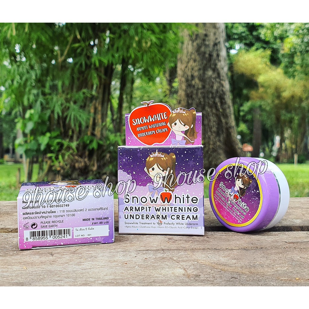 01 Kem Dưỡng SNOW WHITE Armpit Whitenning Underarm Cream 30 gram (dưỡng Nách, Đầu Gối, Khuỷu Tay...)